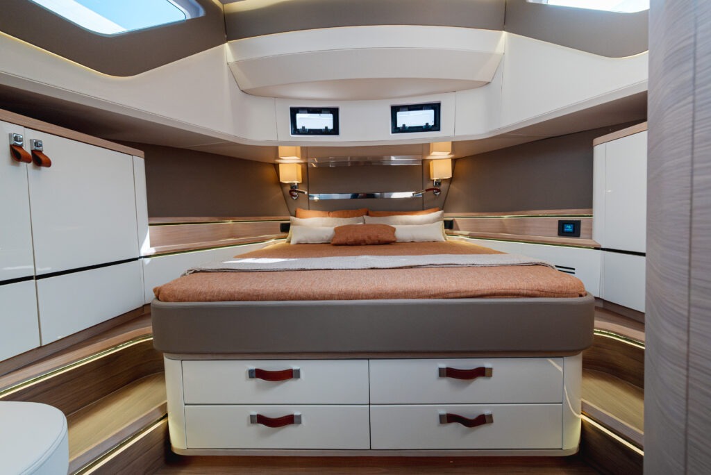 Upholstery for Boats - PACYFIC - Boat Upholstery 34 Pacyfic Pilot Seats Level 43 ST Yacht Upholstery Interior 1 1